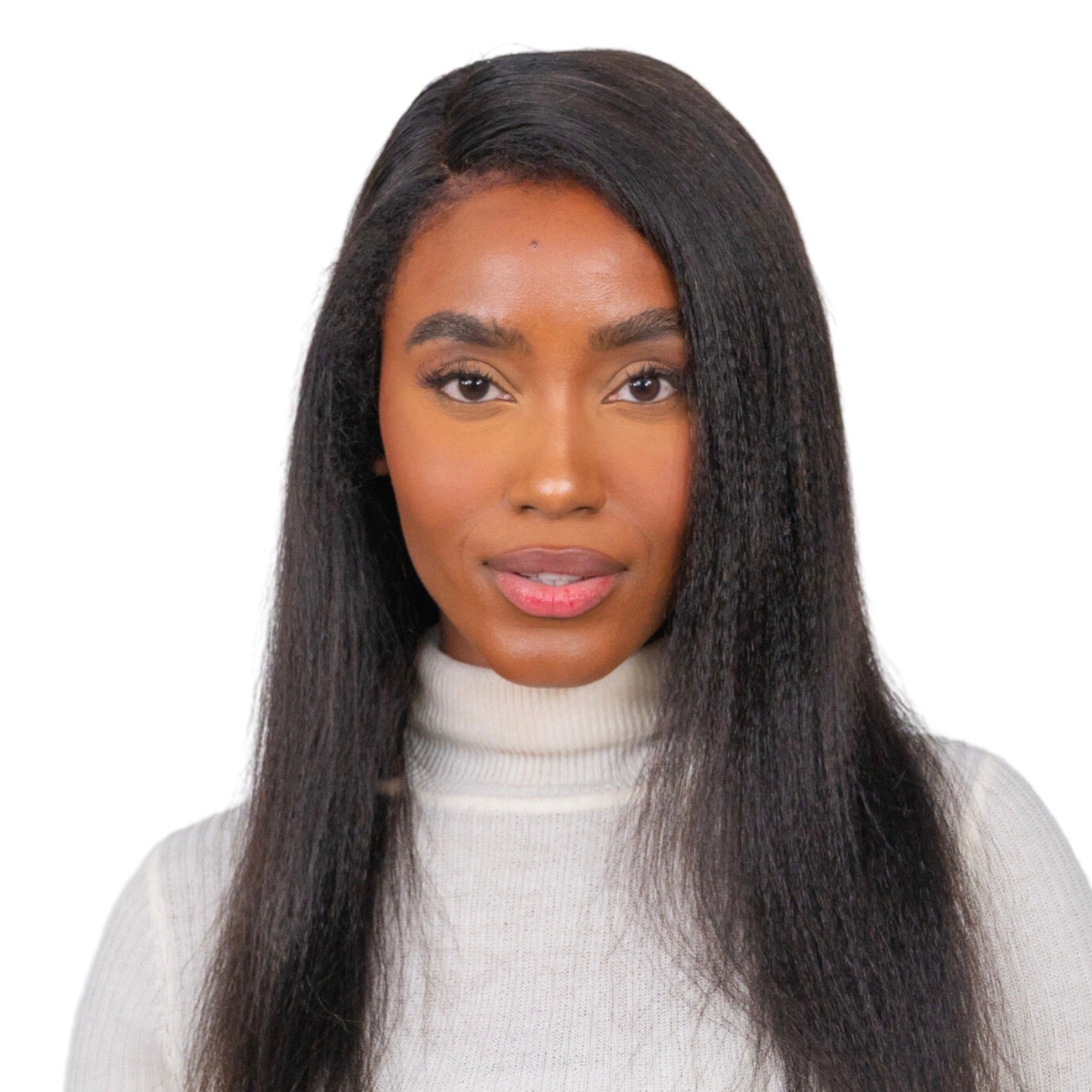 4c edges Kinky Straight 18’ shops Human Hair HD lace Wig