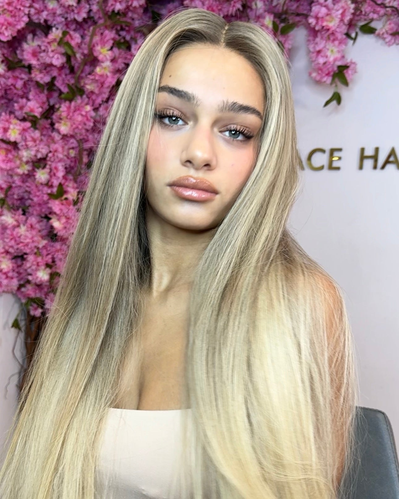 Luxury Blonde Custom Colour - Silky Straight Frontal Lace Wig - HD Lace 231