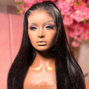 The BRIANNA - 5x5 Closure Wig Invisible HD Lace Straight Glueless Wig Human Hair 180% Density