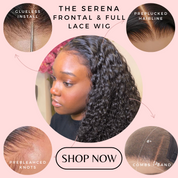 The SERENA Exotic Curly Glueless HD Lace Front Wig – Pre-Plucked 3B/3C Virgin Hair