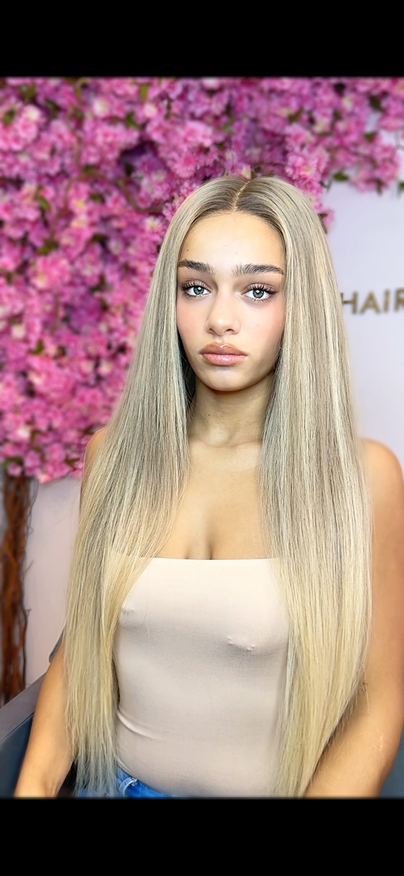 Luxury Blonde Custom Colour - Silky Straight Frontal Lace Wig - HD Lace 231