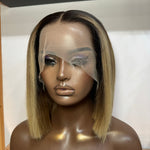 Luxury Custom Colour - 10" inch Frontal Lace Wig - Transparent HD Lace 131