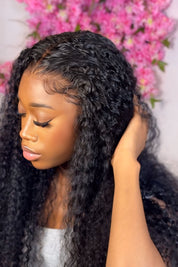 The SERENA Exotic Curly Glueless HD Lace Front Wig – Pre-Plucked 3B/3C Virgin Hair