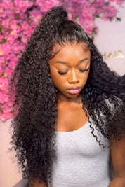 The SERENA Exotic Curly Glueless HD Lace Front Wig – Pre-Plucked 3B/3C Virgin Hair