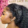 The SERENA - Exotic Curly Wig Human Hair HD Lace 13x6 Glueless Black Natural Wig