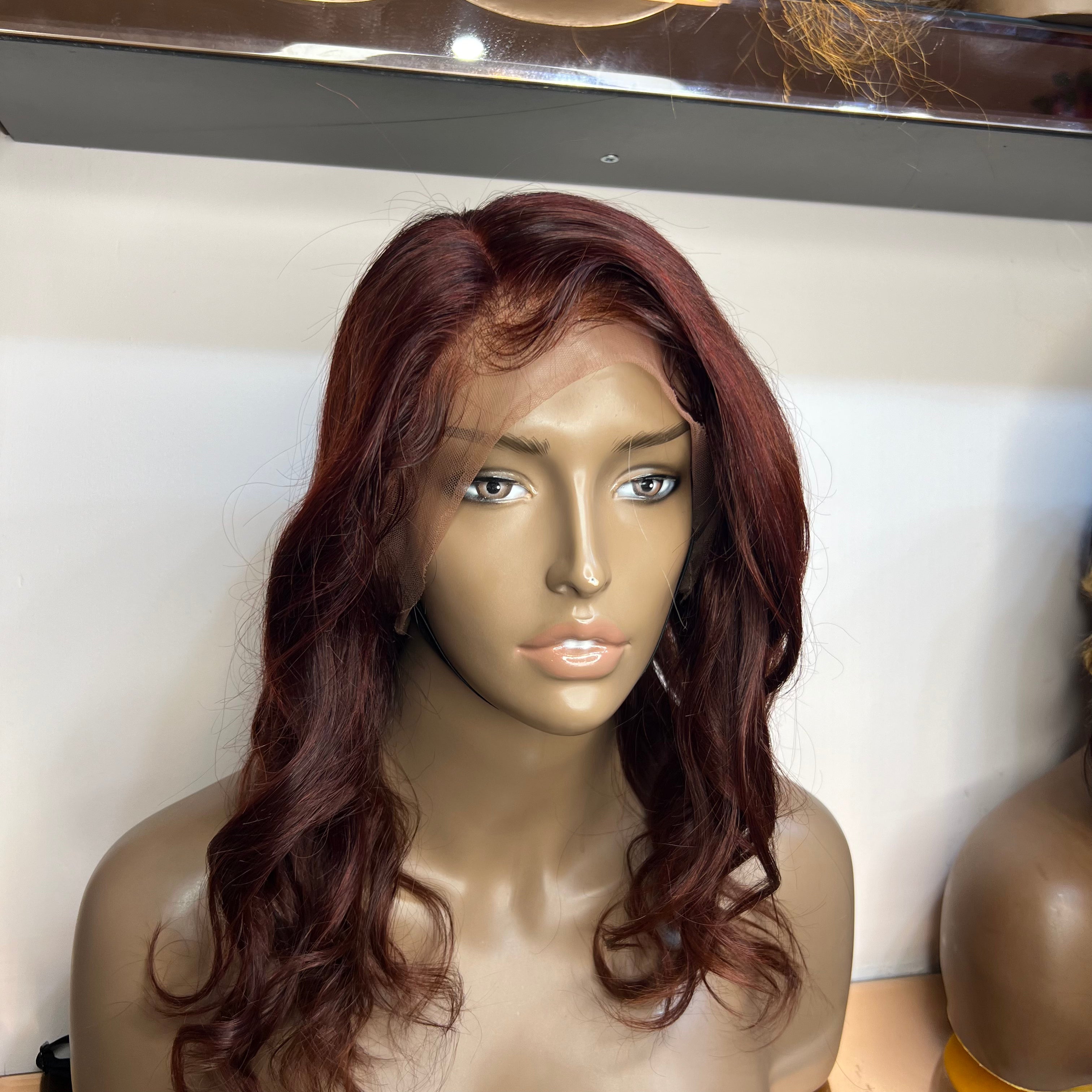 Red - 12" inch Body Wave Full Lace Wig - (£80 off)