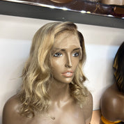 Custom Coloured Blonde - 12" inch Body Wave - Full Lace Wig 180% Density (£140 off)