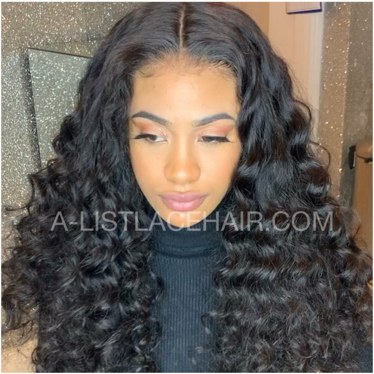 The TAYLOR - Glueless Human Hair Deep Wave HD Lace.