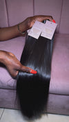 Raw Vietnamese Bone Straight Human Hair Bundles - Super Double Drawn 100g